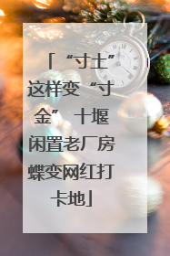 “寸土”这样变“寸金” 十堰闲置老厂房蝶变网红打卡地