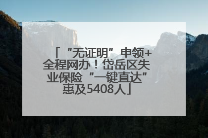 “无证明”申领+全程网办！岱岳区失业保险“一键直达”惠及5408人