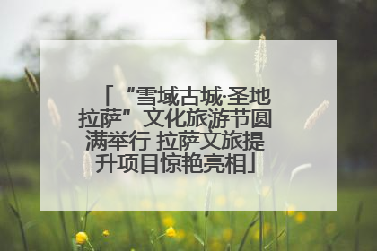 “雪域古城·圣地拉萨”文化旅游节圆满举行 拉萨文旅提升项目惊艳亮相