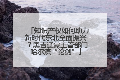知识产权如何助力新时代东北全面振兴？黑吉辽蒙主管部门哈尔滨“论剑”