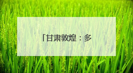 甘肃敦煌：多举措激活文旅消费新动能