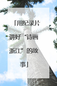 用纪录片讲好“诗画浙江”的故事