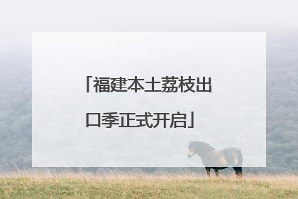 福建本土荔枝出口季正式开启