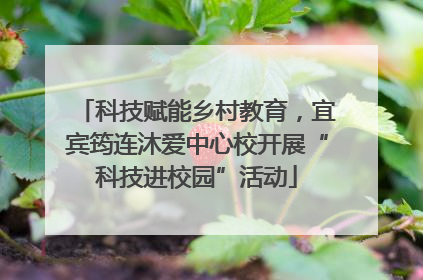 科技赋能乡村教育，宜宾筠连沐爱中心校开展“科技进校园”活动