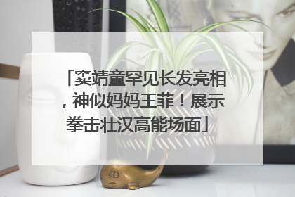 窦靖童罕见长发亮相，神似妈妈王菲！展示拳击壮汉高能场面