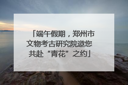 端午假期，郑州市文物考古研究院邀您共赴“青花”之约