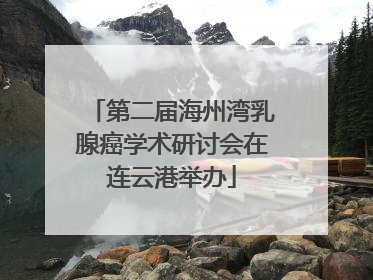 第二届海州湾乳腺癌学术研讨会在连云港举办