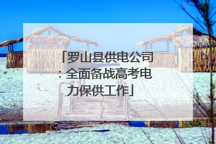罗山县供电公司：全面备战高考电力保供工作