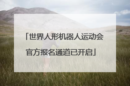 世界人形机器人运动会官方报名通道已开启