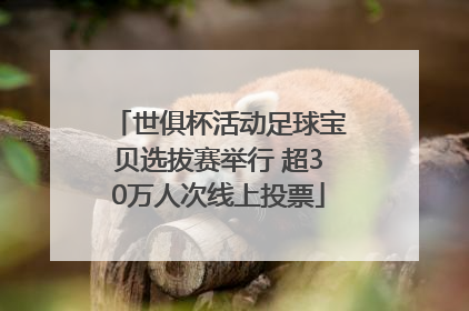 世俱杯活动足球宝贝选拔赛举行 超30万人次线上投票