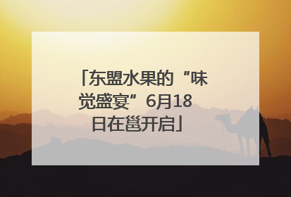东盟水果的“味觉盛宴”6月18日在邕开启