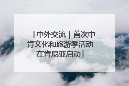 中外交流｜首次中肯文化和旅游季活动在肯尼亚启动