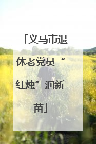 义马市退休老党员“红烛”润新苗