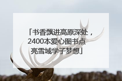 书香飘进高原深处，2400本爱心图书点亮雪域学子梦想