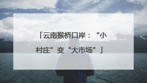 云南猴桥口岸：“小村庄”变“大市场”