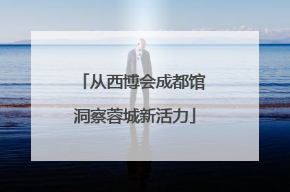 从西博会成都馆洞察蓉城新活力