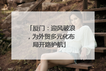 厦门：迎风破浪，为外贸多元化布局开路护航