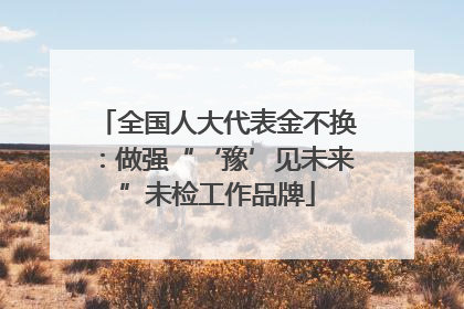 全国人大代表金不换：做强“‘豫’见未来”未检工作品牌