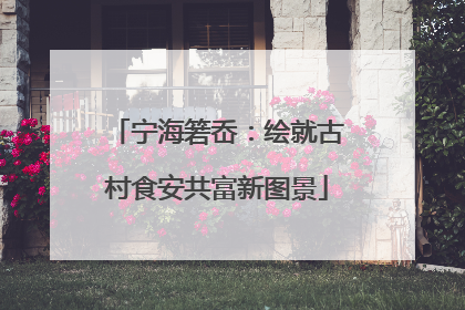 宁海箬岙：绘就古村食安共富新图景