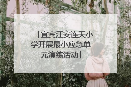 宜宾江安连天小学开展最小应急单元演练活动