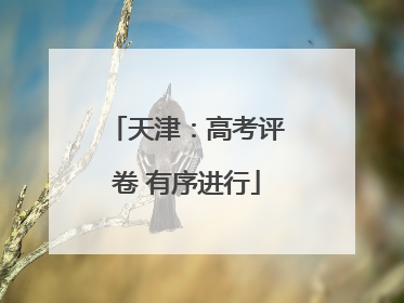 天津：高考评卷 有序进行