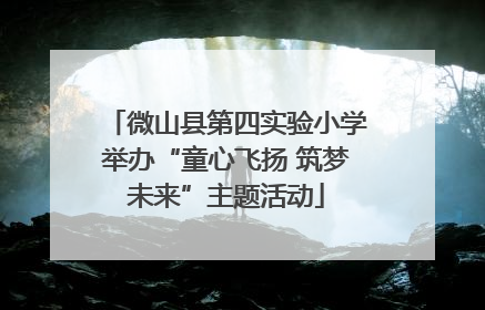 微山县第四实验小学举办“童心飞扬 筑梦未来”主题活动