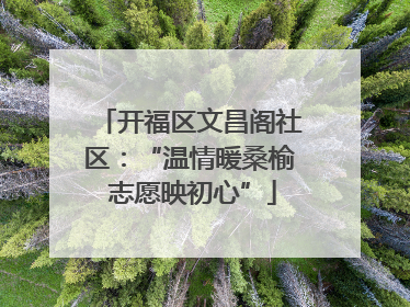 开福区文昌阁社区：“温情暖桑榆 志愿映初心”