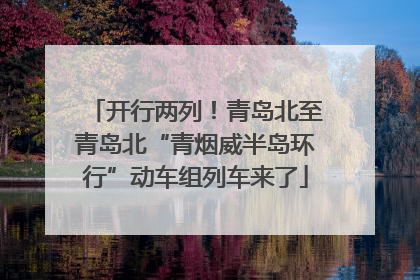 开行两列！青岛北至青岛北“青烟威半岛环行”动车组列车来了