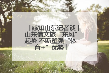 感知山东记者谈丨山东借文旅“东风”起势 不断塑强“体育+”优势