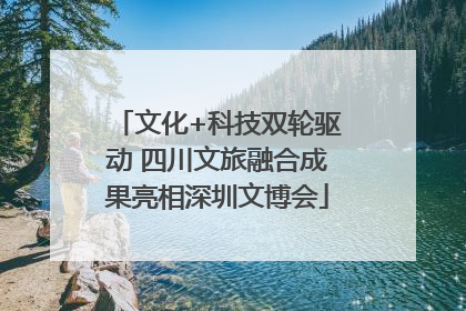 文化+科技双轮驱动 四川文旅融合成果亮相深圳文博会