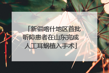 新疆喀什地区首批听障患者在山东完成人工耳蜗植入手术