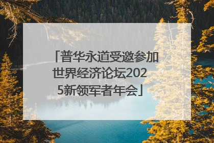 普华永道受邀参加世界经济论坛2025新领军者年会