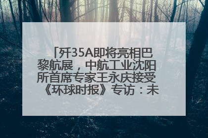 歼35A即将亮相巴黎航展，中航工业沈阳所首席专家王永庆接受《环球时报》专访：未来数量可以有很多