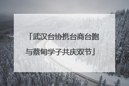 武汉台协携台商台胞与蔡甸学子共庆双节