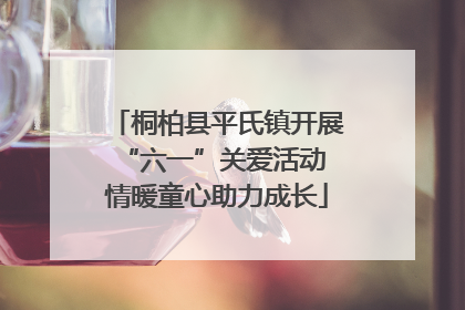 桐柏县平氏镇开展“六一”关爱活动 情暖童心助力成长