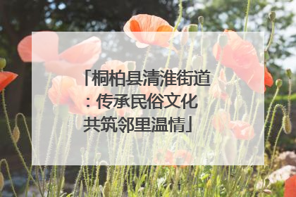 桐柏县清淮街道：传承民俗文化 共筑邻里温情