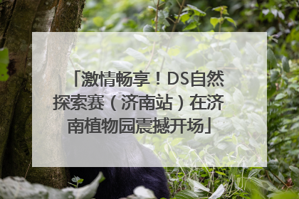 激情畅享！DS自然探索赛（济南站）在济南植物园震撼开场