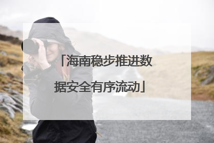 海南稳步推进数据安全有序流动