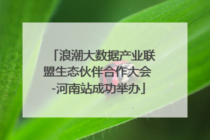 浪潮大数据产业联盟生态伙伴合作大会-河南站成功举办