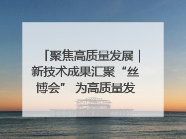 聚焦高质量发展｜新技术成果汇聚“丝博会” 为高质量发展注入新动能