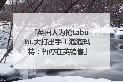 英国人为抢Labubu大打出手！泡泡玛特：暂停在英销售