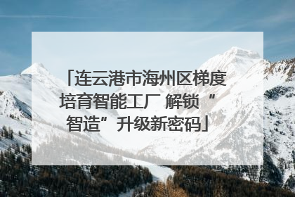 连云港市海州区梯度培育智能工厂 解锁“智造”升级新密码