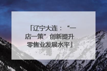 辽宁大连：“一店一策”创新提升零售业发展水平