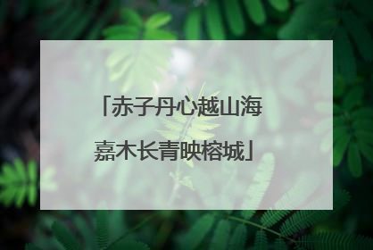 赤子丹心越山海 嘉木长青映榕城