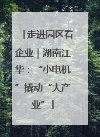 走进园区看企业｜湖南江华：“小电机”撬动“大产业”