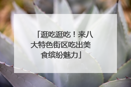 逛吃逛吃！来八大特色街区吃出美食缤纷魅力