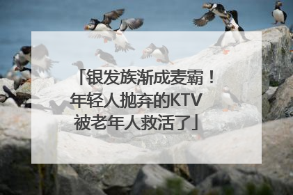 银发族渐成麦霸！年轻人抛弃的KTV被老年人救活了