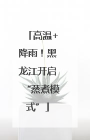 高温+降雨！黑龙江开启“蒸煮模式”