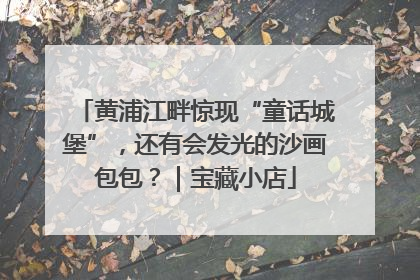 黄浦江畔惊现“童话城堡”，还有会发光的沙画包包？｜宝藏小店