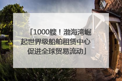 1000艘！渤海湾崛起世界级船舶租赁中心 促进全球贸易流动